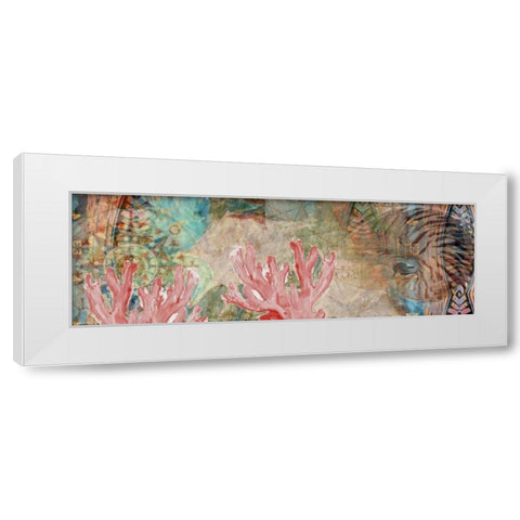 Mexican Shells White Modern Wood Framed Art Print by Butcher, Sarah