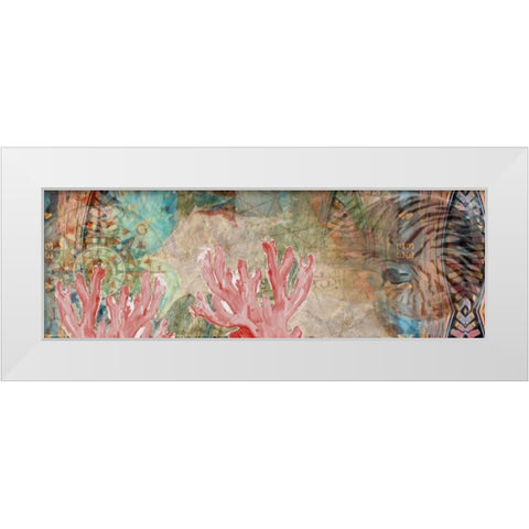 Mexican Shells White Modern Wood Framed Art Print by Butcher, Sarah