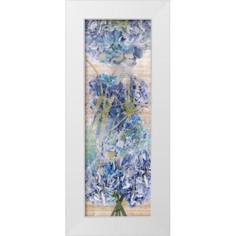 Hydragea 1 White Modern Wood Framed Art Print by Butcher, Sarah