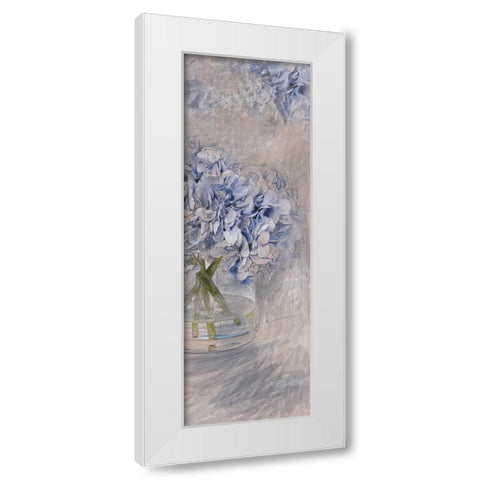 Hydrangea 2 White Modern Wood Framed Art Print by Butcher, Sarah
