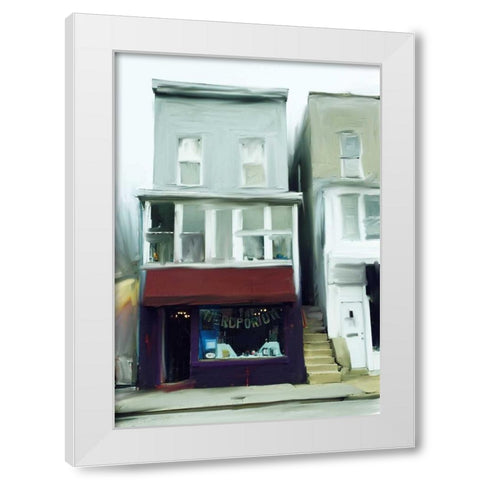 Nerdporium White Modern Wood Framed Art Print by Butcher, Sarah