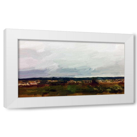 Normandy Land White Modern Wood Framed Art Print by Butcher, Sarah