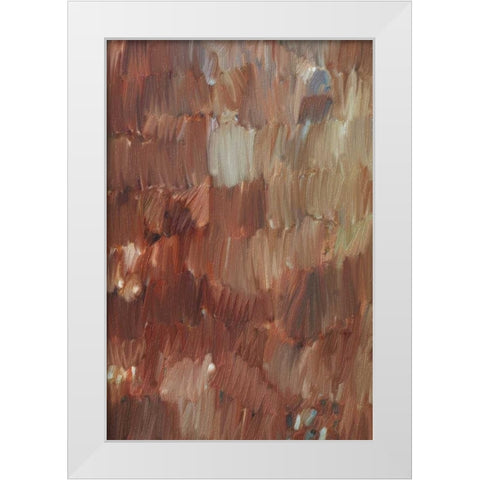 Dusk White Modern Wood Framed Art Print by Butcher, Sarah