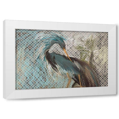 Wild Bird White Modern Wood Framed Art Print by Butcher, Sarah