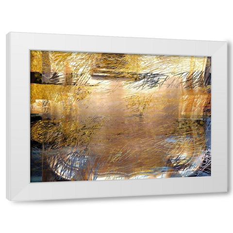 Misted Mine White Modern Wood Framed Art Print by Butcher, Sarah