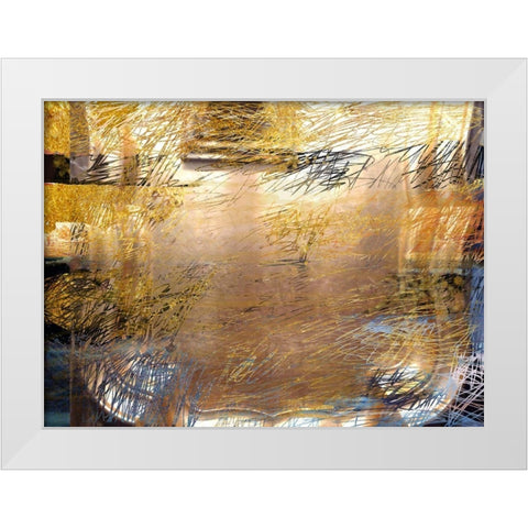 Misted Mine White Modern Wood Framed Art Print by Butcher, Sarah