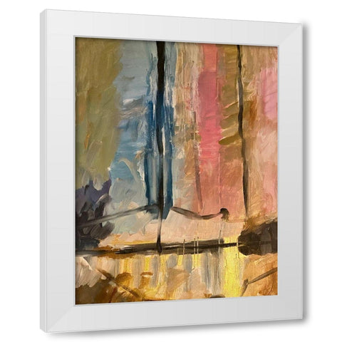 Cathedral White Modern Wood Framed Art Print by Butcher, Sarah