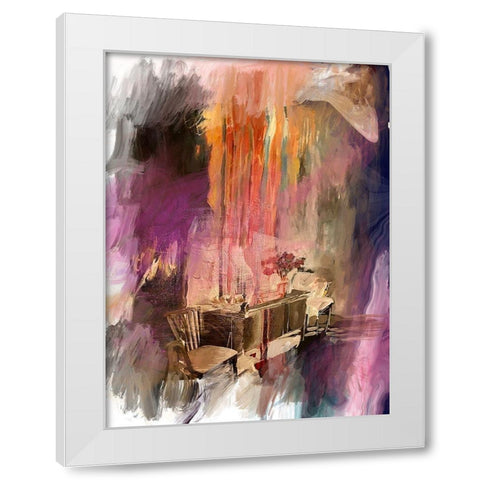 Sunday Brunch White Modern Wood Framed Art Print by Butcher, Sarah