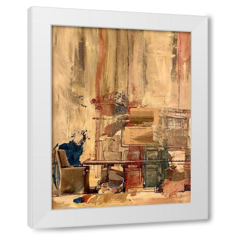 Industrial Debris White Modern Wood Framed Art Print by Butcher, Sarah