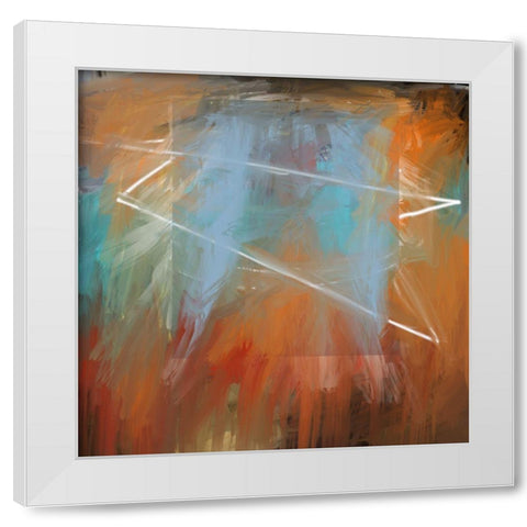 Lionâ€™s Gate White Modern Wood Framed Art Print by Butcher, Sarah