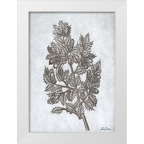 Oak Tree 3 White Modern Wood Framed Art Print by Carlson, Tina