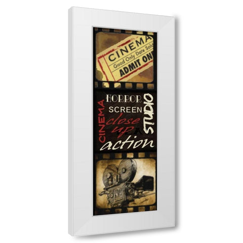 BOX  OFFICE I White Modern Wood Framed Art Print by Greene, Taylor