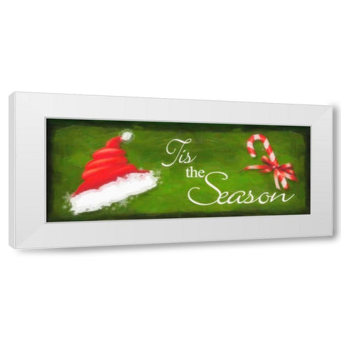 TIS THE SEASON White Modern Wood Framed Art Print by Greene, Taylor