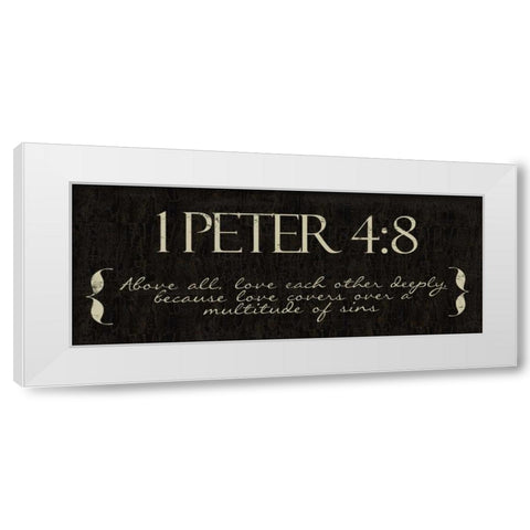 ABOVE ALL White Modern Wood Framed Art Print by Greene, Taylor