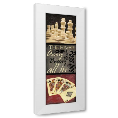 CLASSIC GAMES C White Modern Wood Framed Art Print by Greene, Taylor