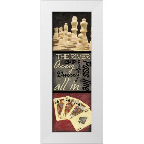 CLASSIC GAMES C White Modern Wood Framed Art Print by Greene, Taylor