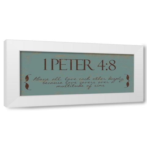 ABOVE ALL White Modern Wood Framed Art Print by Greene, Taylor