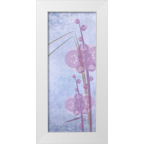 Orchids 1 White Modern Wood Framed Art Print by Greene, Taylor
