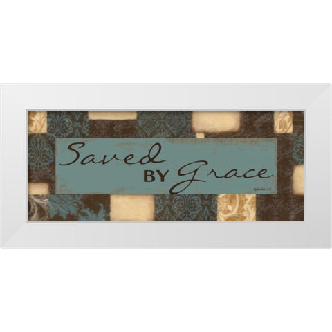 SAVED  White Modern Wood Framed Art Print by Greene, Taylor