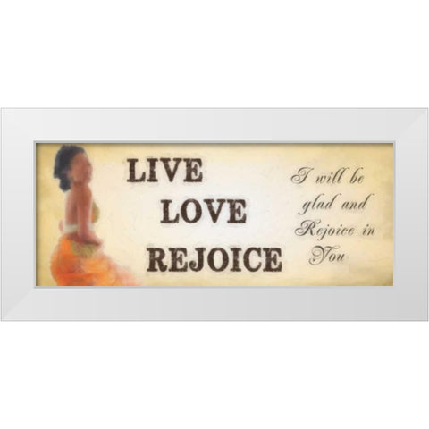 PANEL 2 White Modern Wood Framed Art Print by Greene, Taylor