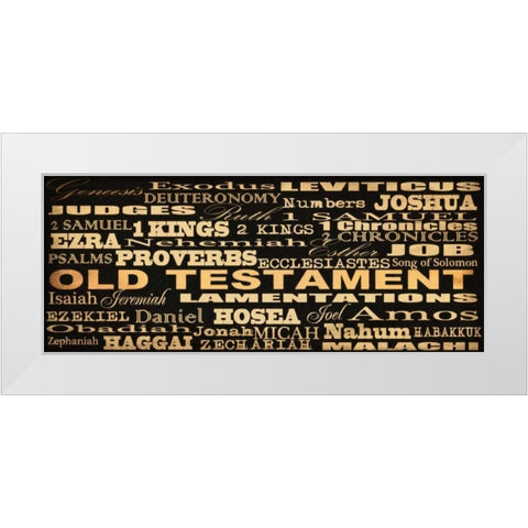 Old Testament White Modern Wood Framed Art Print by Greene, Taylor