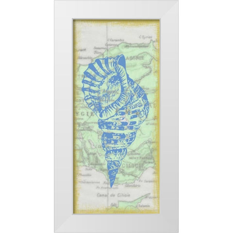 Shell White Modern Wood Framed Art Print by Greene, Taylor