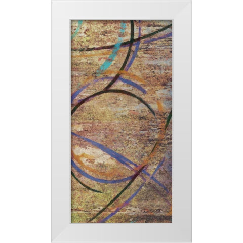 CIRCLE AROUND PANEL II White Modern Wood Framed Art Print by Greene, Taylor