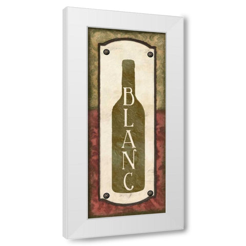 BLANC PANEL White Modern Wood Framed Art Print by Greene, Taylor