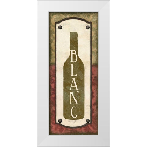 BLANC PANEL White Modern Wood Framed Art Print by Greene, Taylor