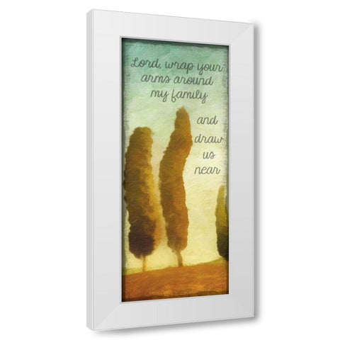 Lord Wrap Family White Modern Wood Framed Art Print by Greene, Taylor