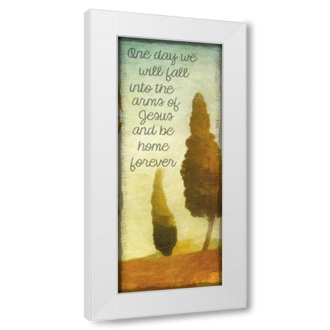 One Day White Modern Wood Framed Art Print by Greene, Taylor