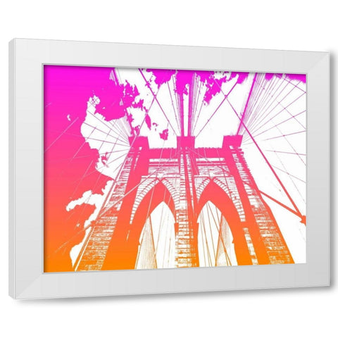 BRIDGE White Modern Wood Framed Art Print by Greene, Taylor