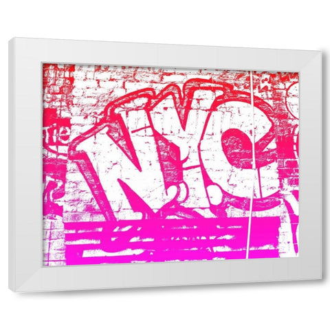 NYC White Modern Wood Framed Art Print by Greene, Taylor