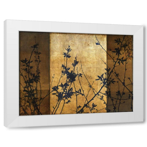 SIMPLE SILHOUETTE A White Modern Wood Framed Art Print by Greene, Taylor