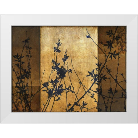 SIMPLE SILHOUETTE A White Modern Wood Framed Art Print by Greene, Taylor