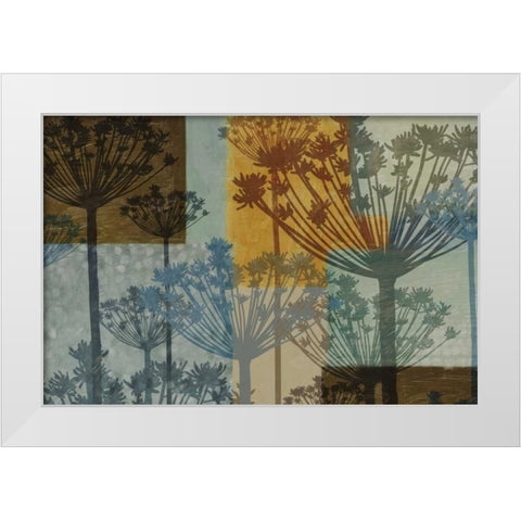 SUMMER BREEZE White Modern Wood Framed Art Print by Greene, Taylor