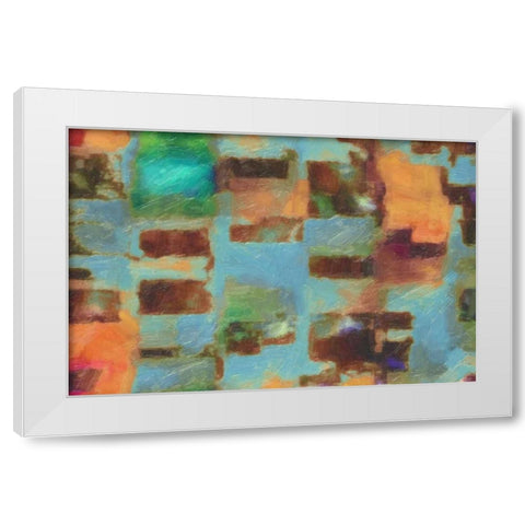 SPECTRUM White Modern Wood Framed Art Print by Greene, Taylor