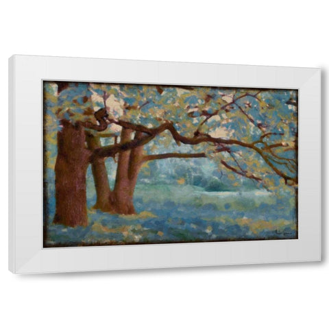 Azure Landscape  White Modern Wood Framed Art Print by Greene, Taylor