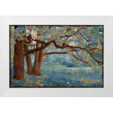 Azure Landscape  White Modern Wood Framed Art Print by Greene, Taylor