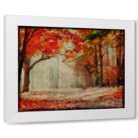 HARVEST LANDSCAPE 2 White Modern Wood Framed Art Print by Greene, Taylor