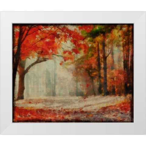 HARVEST LANDSCAPE 2 White Modern Wood Framed Art Print by Greene, Taylor