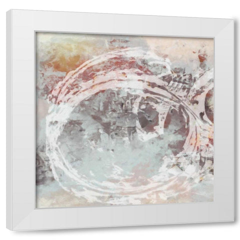 Strokes In Motion1 White Modern Wood Framed Art Print by Greene, Taylor