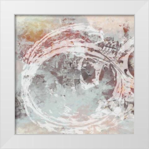 Strokes In Motion1 White Modern Wood Framed Art Print by Greene, Taylor