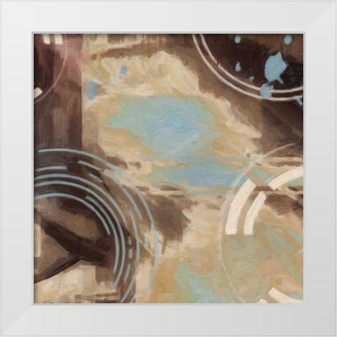 Orbstration 3 White Modern Wood Framed Art Print by Greene, Taylor