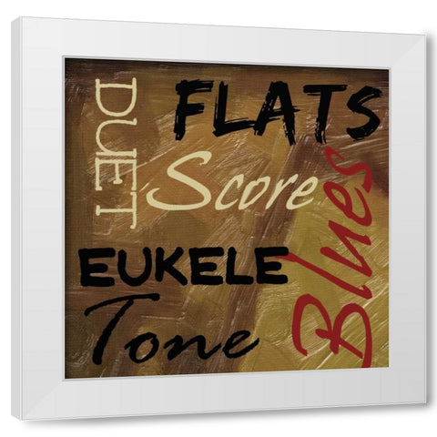 JAM SESSION II-NO BLUR 8 White Modern Wood Framed Art Print by Greene, Taylor