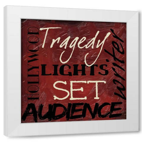 LIGHTS CAMERA ACTION_SET White Modern Wood Framed Art Print by Greene, Taylor