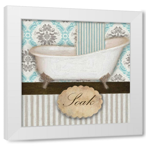 SOAK TUB B White Modern Wood Framed Art Print by Greene, Taylor