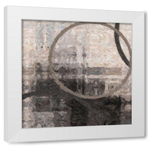 COMPRESSION II White Modern Wood Framed Art Print by Greene, Taylor