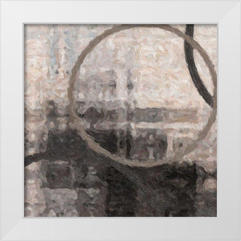 COMPRESSION II White Modern Wood Framed Art Print by Greene, Taylor