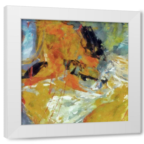 STIGMA I White Modern Wood Framed Art Print by Greene, Taylor